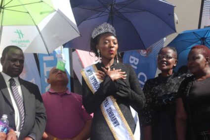 Bulawayo rolls out the red carpet for Miss Intercontinental ZimbabweVirginia Tlou Nyambe receives hero’s welcome from City leadership.